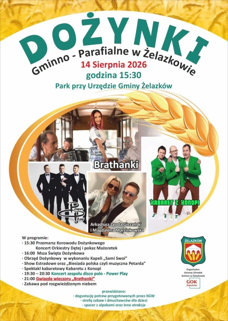 Dożynki Gminno - Parafialne w Żelazkowie
