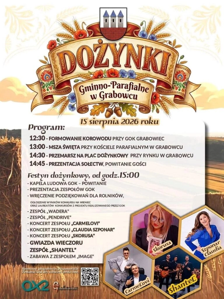 Dożynki Gminno-Parafialne w Grabowcu
