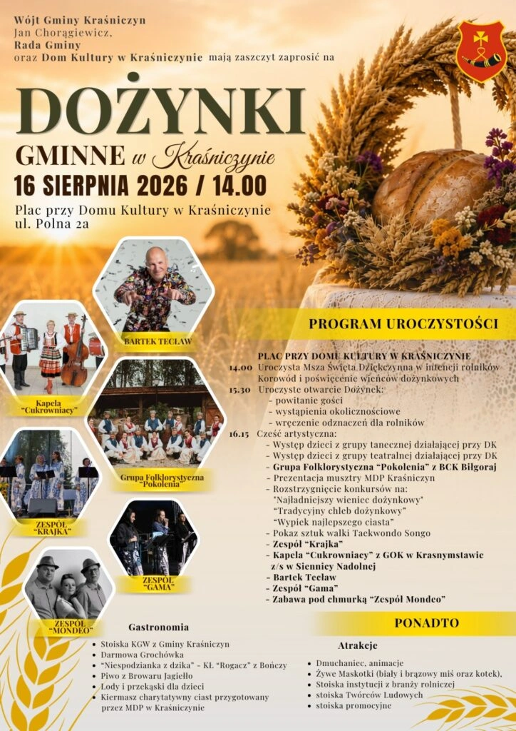 DOŻYNKI GMINNE w Kraśniczynie